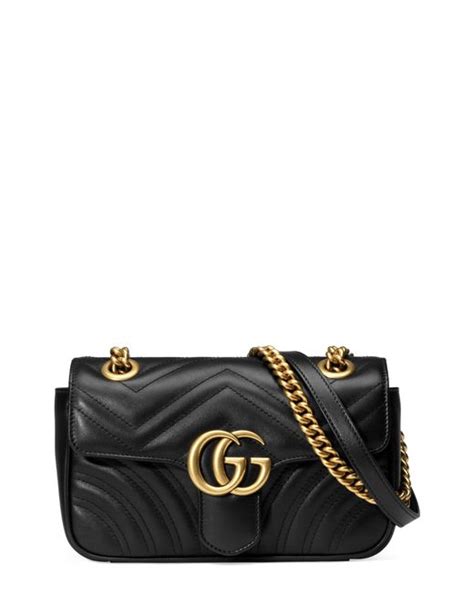 cinturino gucci nero 16 mm|Gucci shoulder bag.